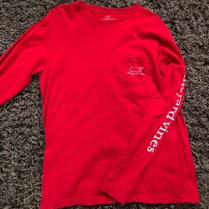 Red Vineyard Vines longsleeve